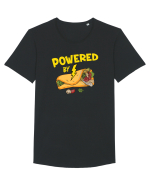 Powered by  Tricou mânecă scurtă guler larg Bărbat Skater