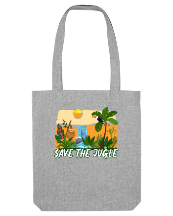 Save the Jungle Heather Grey