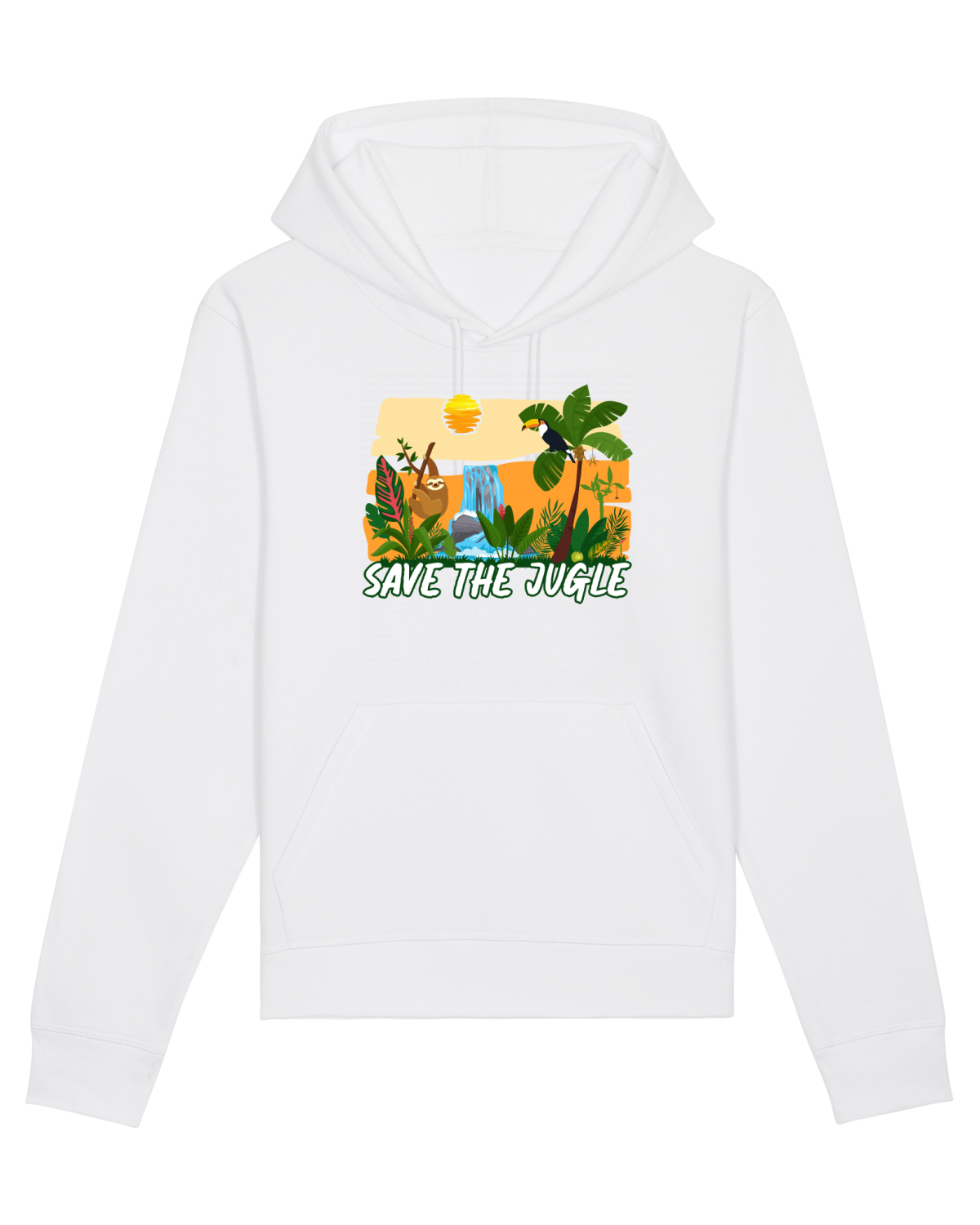 Hanorac Unisex Drummer White