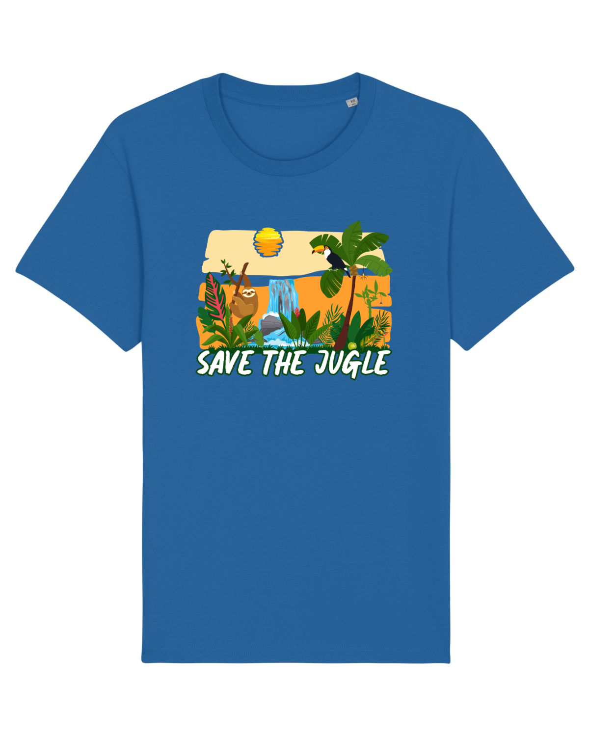 Tricou mânecă scurtă Unisex Rocker Royal Blue