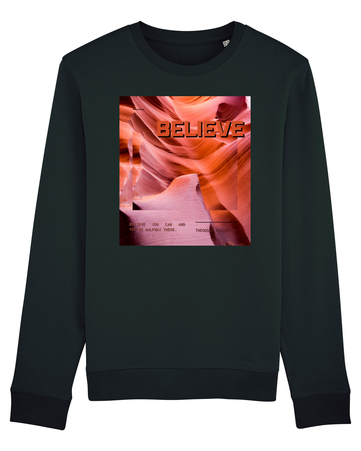 Bluză mânecă lungă Unisex Rise Black