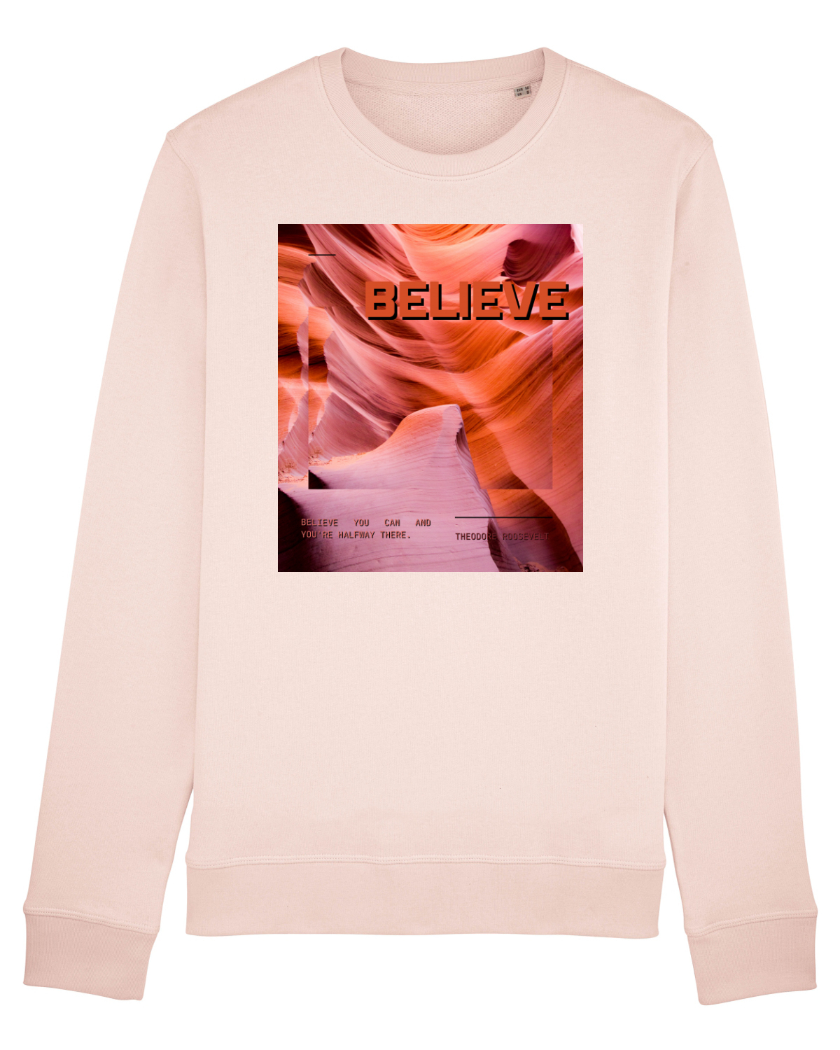 Bluză mânecă lungă Unisex Rise Candy Pink