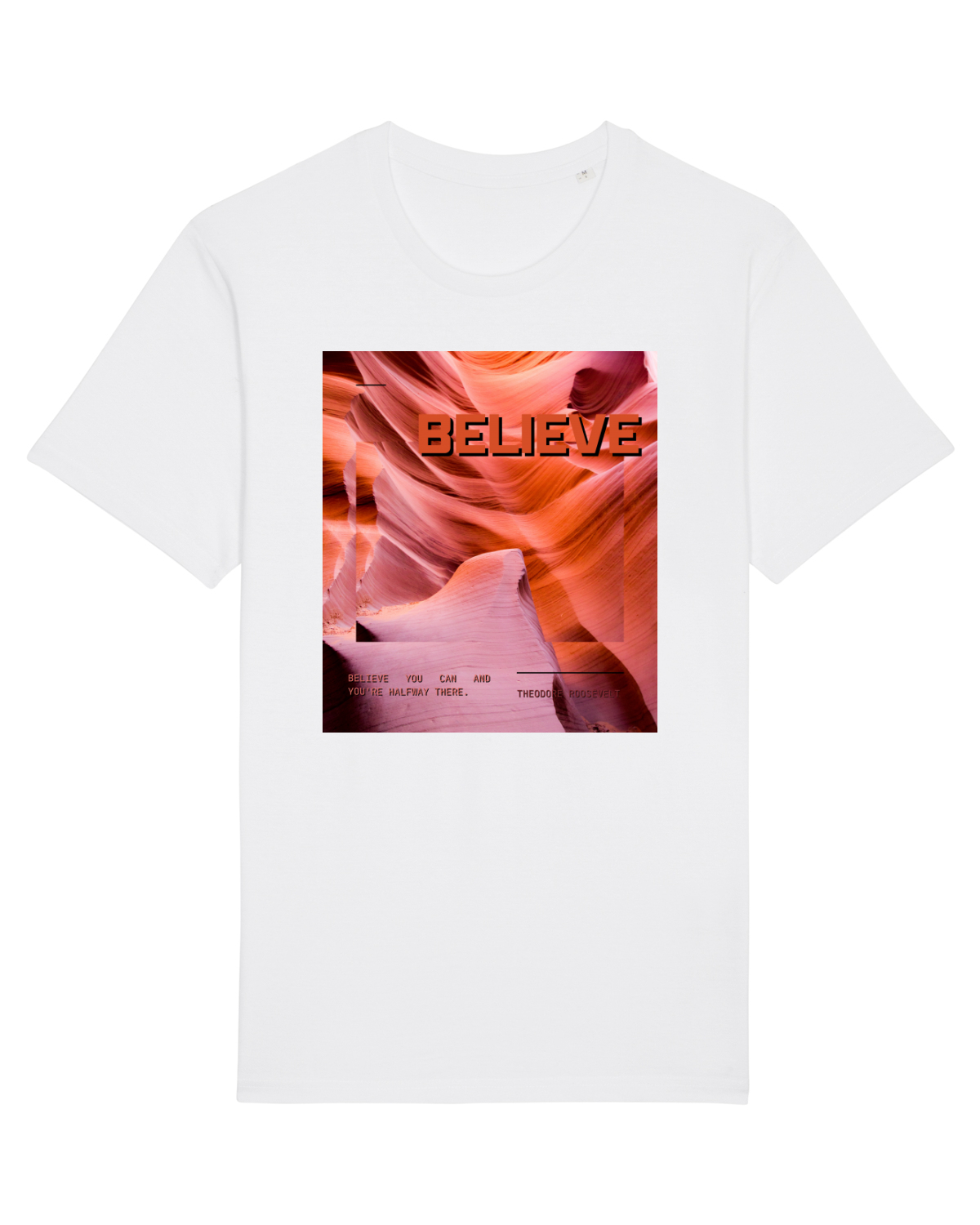 Tricou mânecă scurtă Unisex Rocker White