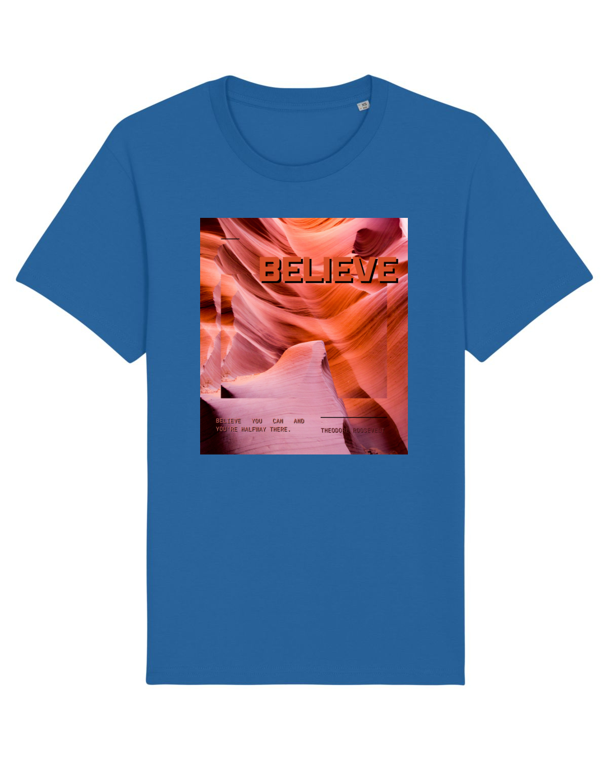 Tricou mânecă scurtă Unisex Rocker Royal Blue