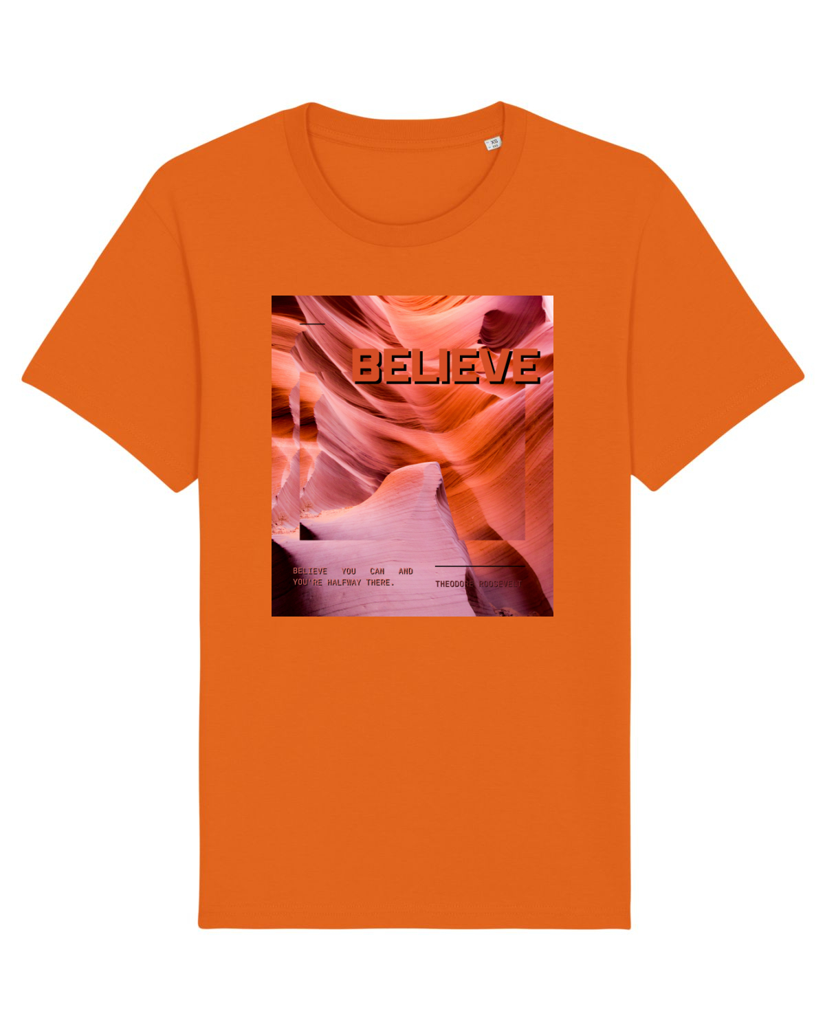 Tricou mânecă scurtă Unisex Rocker Bright Orange