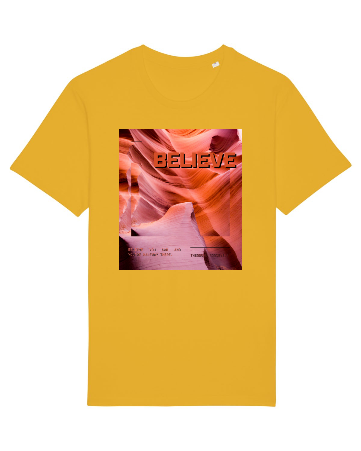 Tricou mânecă scurtă Unisex Rocker Spectra Yellow