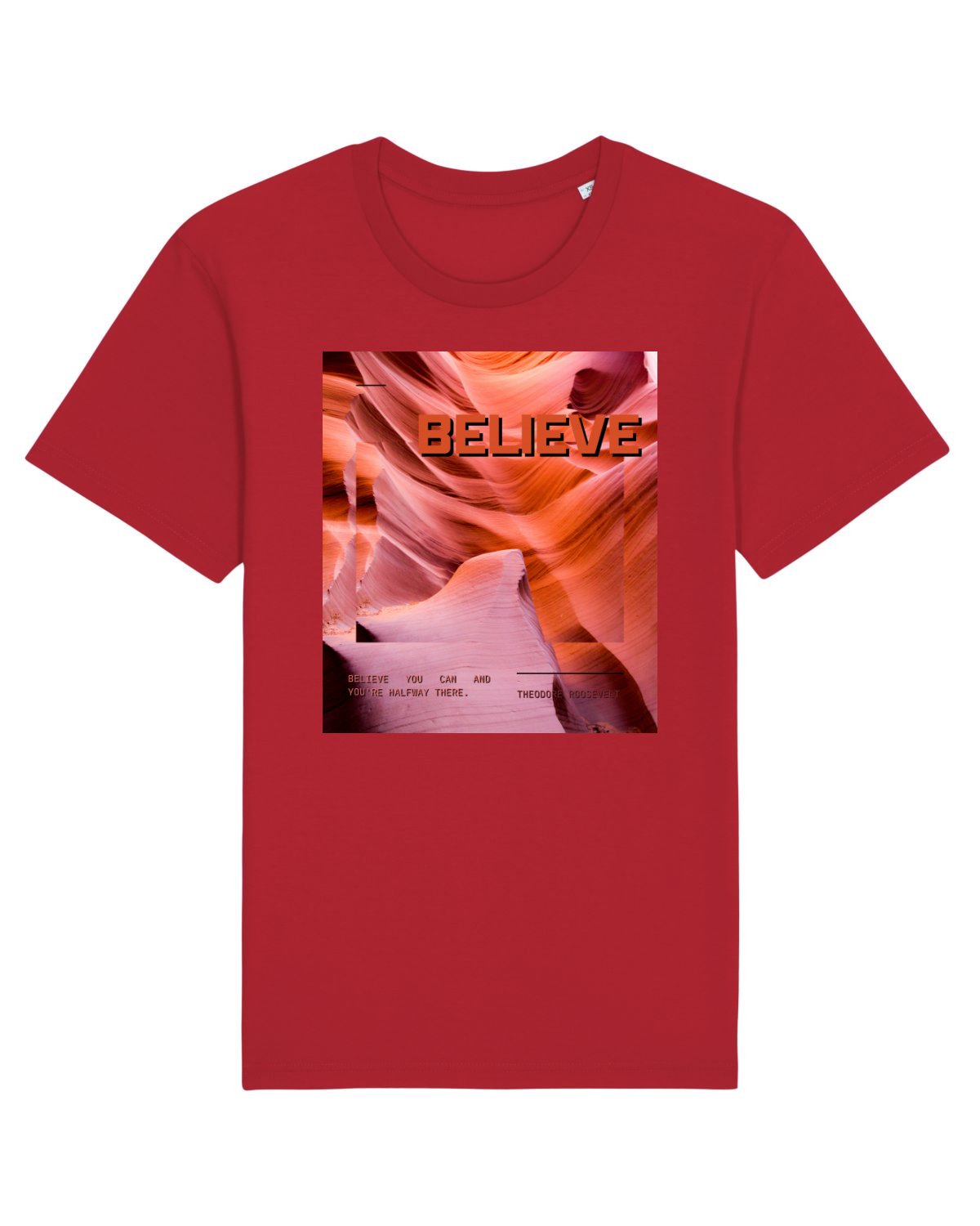 Tricou mânecă scurtă Unisex Rocker Red