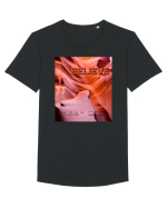 BELIEVE TR Tricou mânecă scurtă guler larg Bărbat Skater
