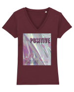 POSITIVE SK Tricou mânecă scurtă guler V Damă Evoker