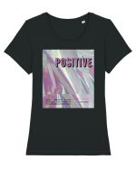 POSITIVE SK Tricou mânecă scurtă guler larg fitted Damă Expresser