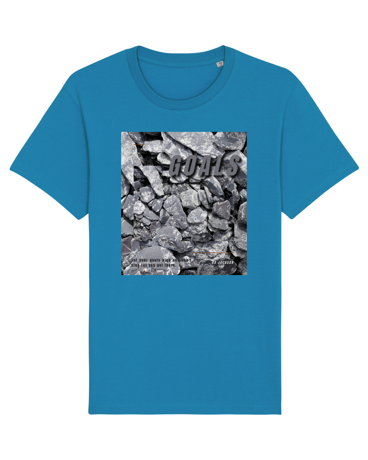 Tricou mânecă scurtă Unisex Rocker Azur