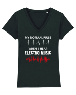 Electro Music Tricou mânecă scurtă guler V Damă Evoker