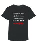 Electro Music Tricou mânecă scurtă guler larg Bărbat Skater