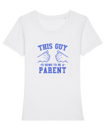 Going to be a parent Tricou mânecă scurtă guler larg fitted Damă Expresser