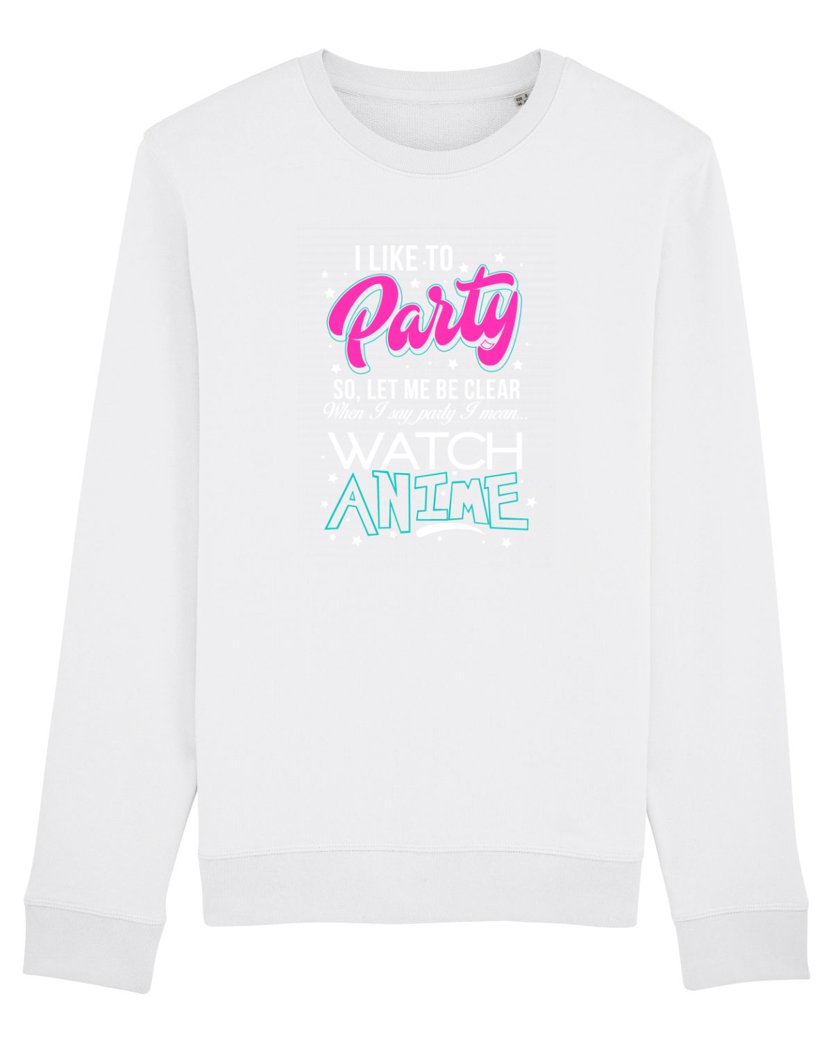 Bluză mânecă lungă Unisex Rise White