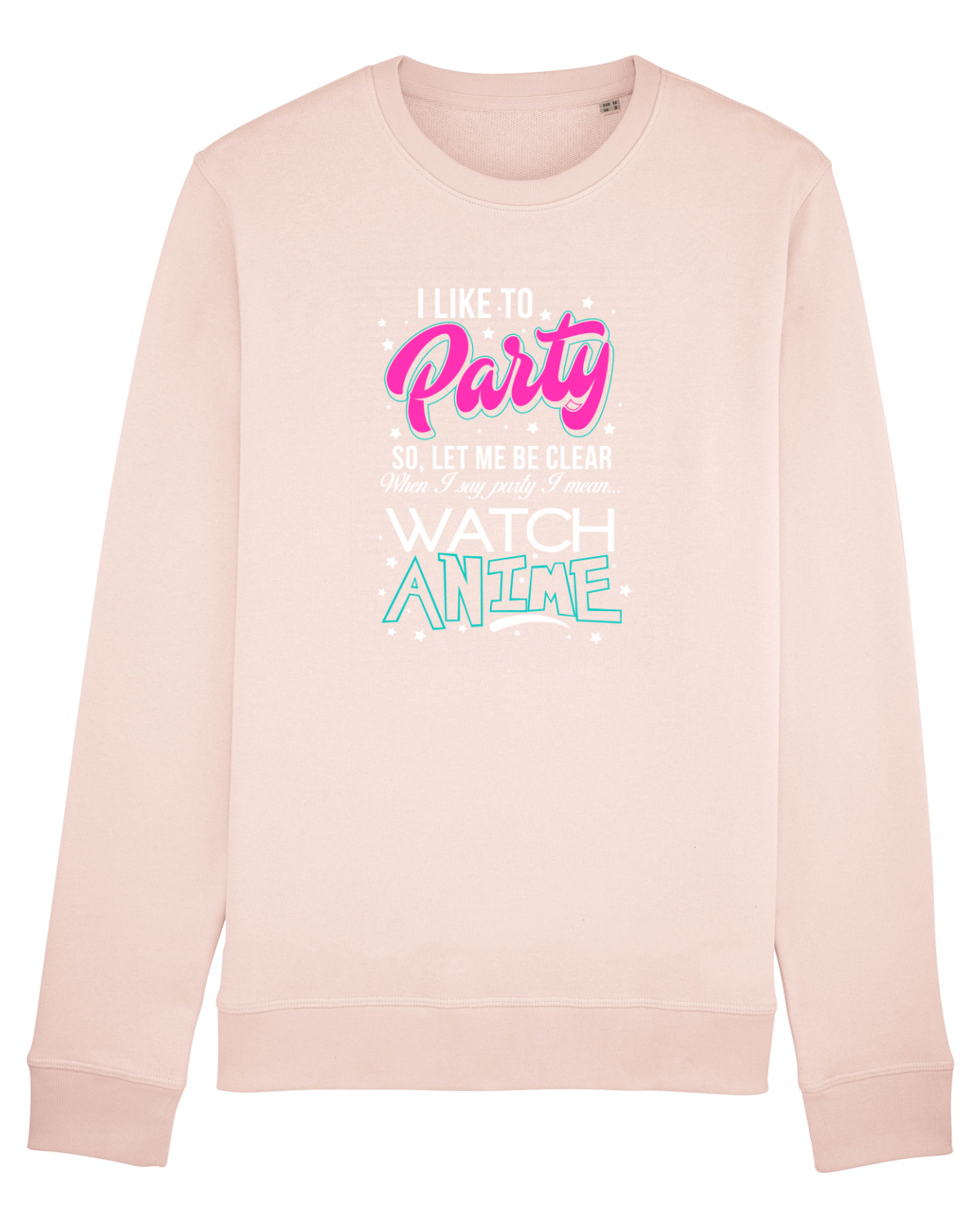 Bluză mânecă lungă Unisex Rise Candy Pink