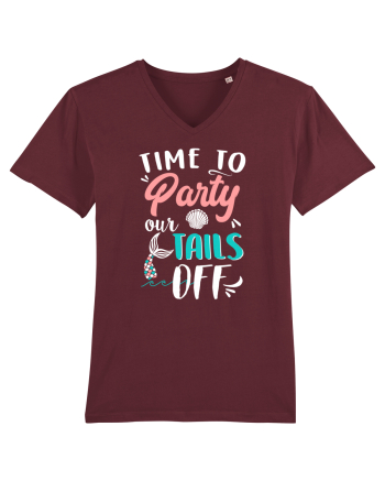 Party our tails off Burgundy