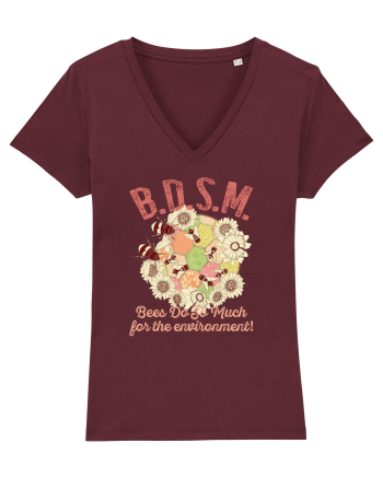 BDSM Bees Do So Much for the environment! Burgundy