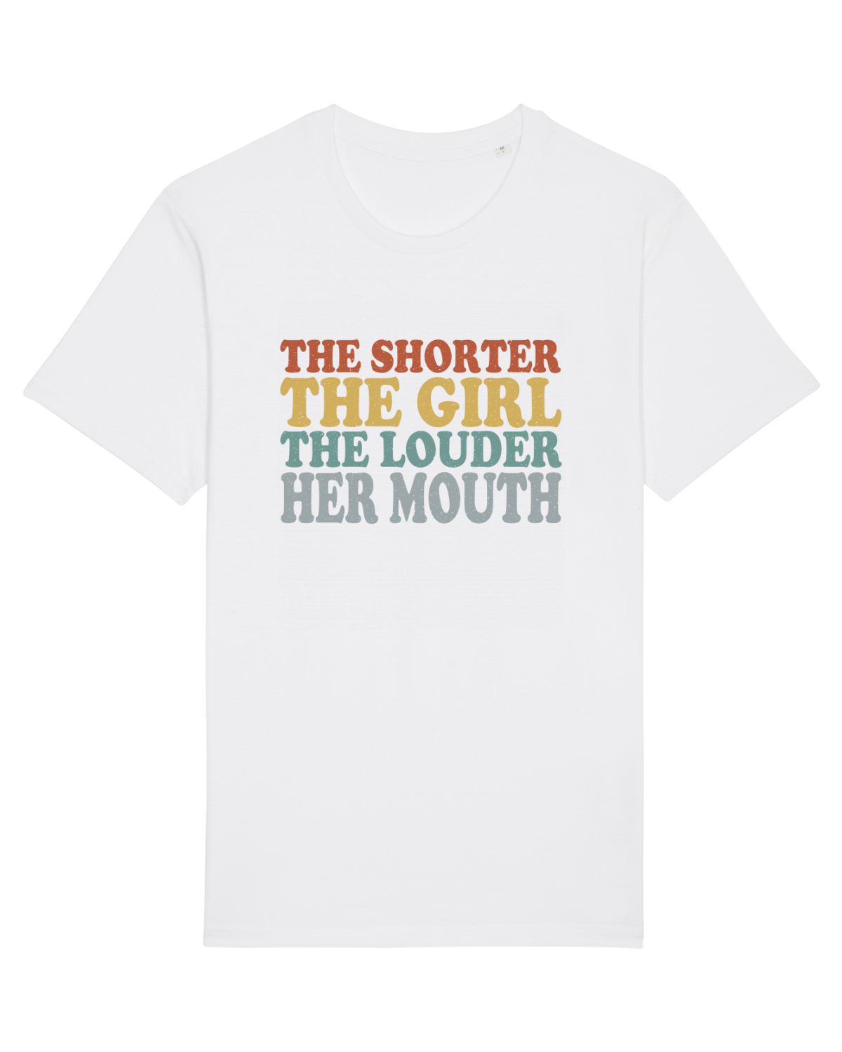 Tricou mânecă scurtă Unisex Rocker White