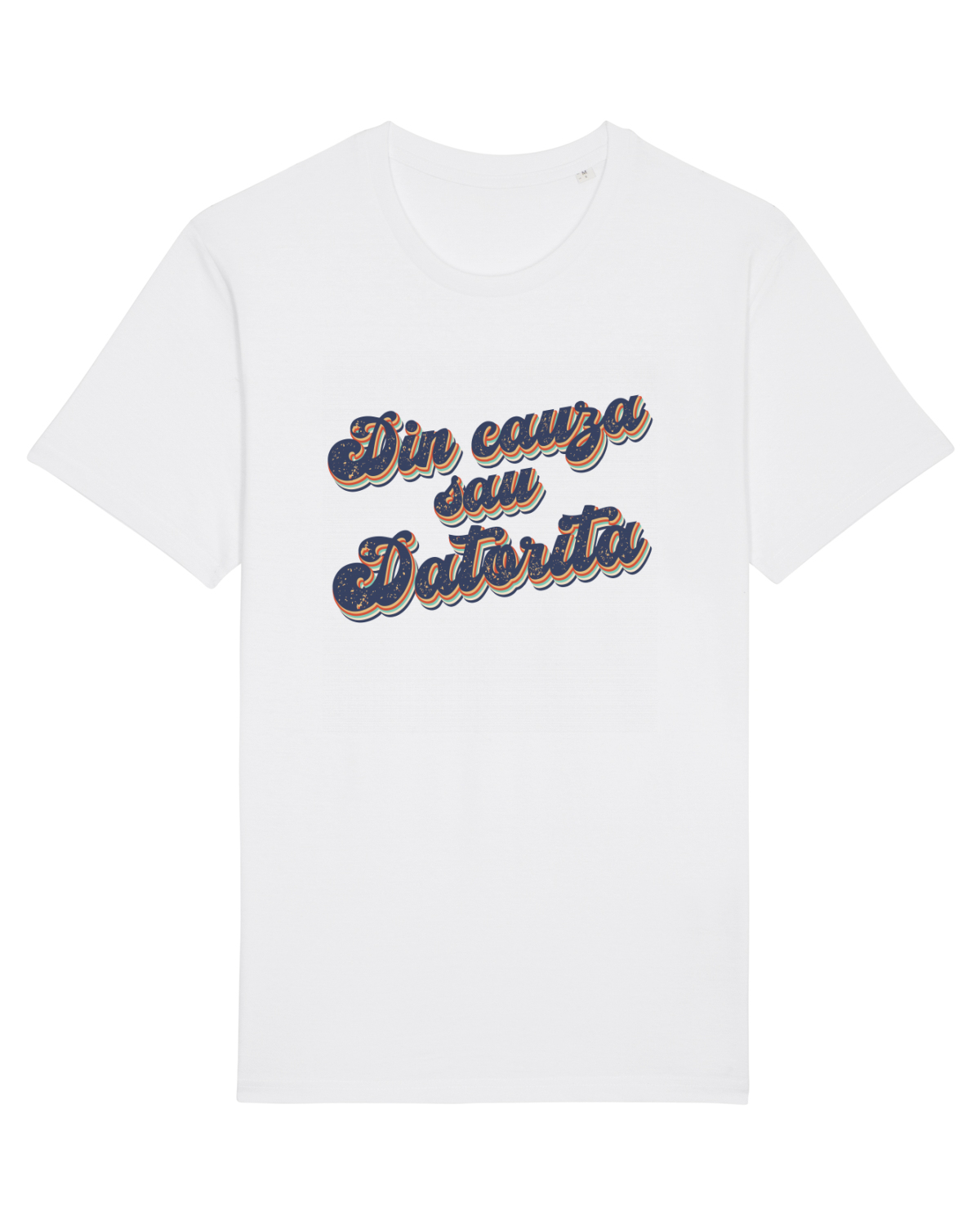 Tricou mânecă scurtă Unisex Rocker White