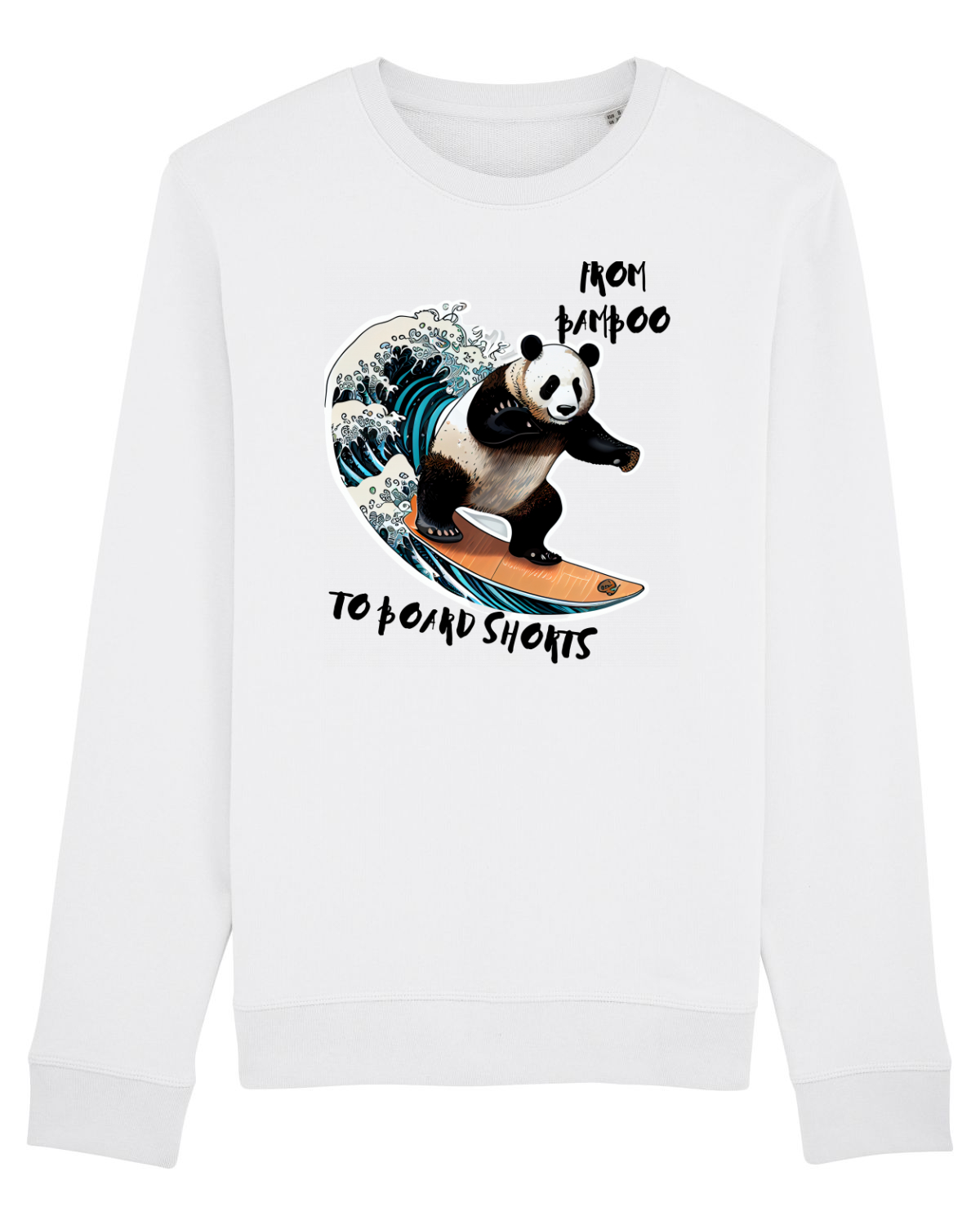 Bluză mânecă lungă Unisex Rise White