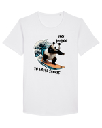 BAMBOO PANDA - V1 Tricou mânecă scurtă guler larg Bărbat Skater