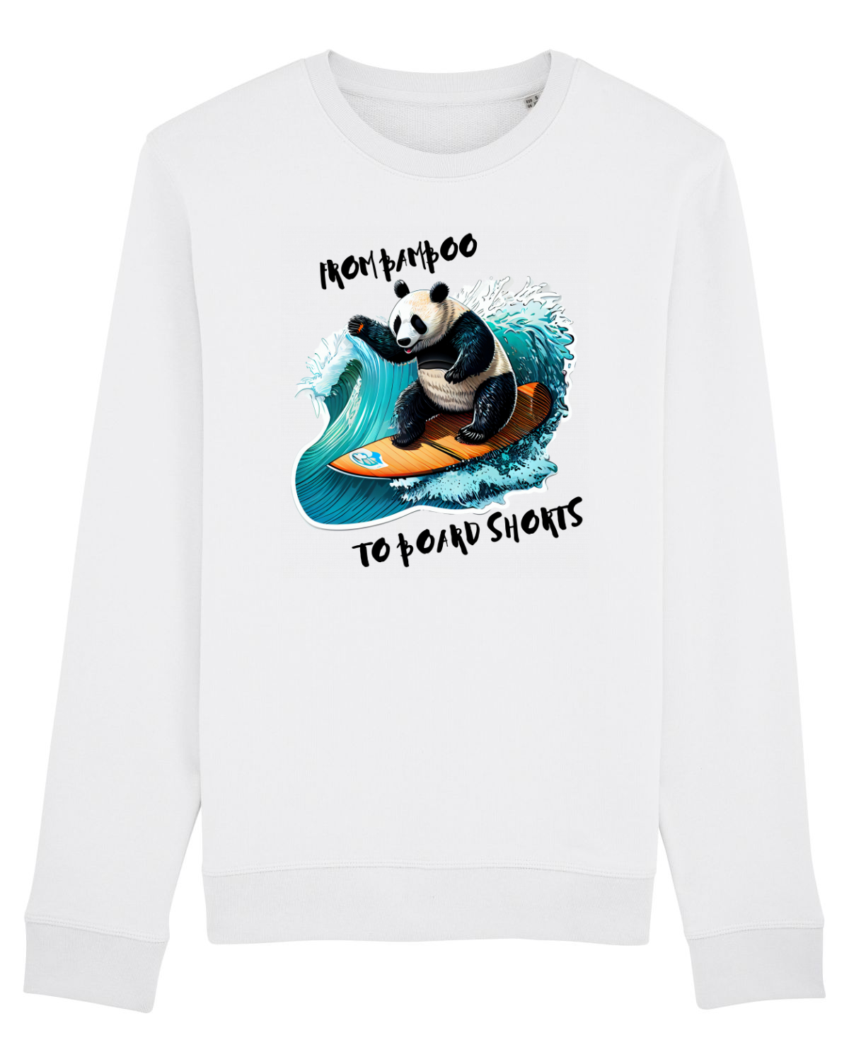 Bluză mânecă lungă Unisex Rise White