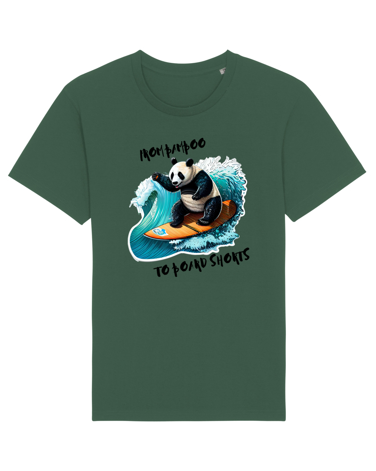 Tricou mânecă scurtă Unisex Rocker Bottle Green