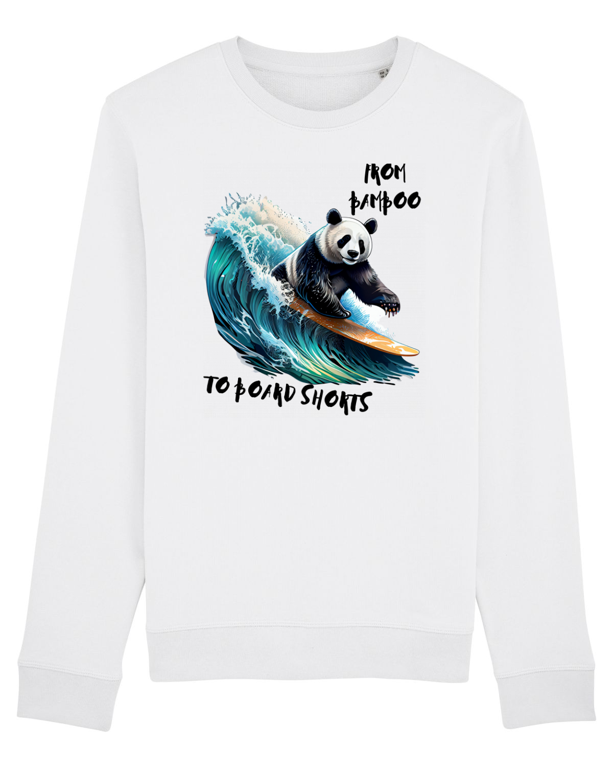 Bluză mânecă lungă Unisex Rise White