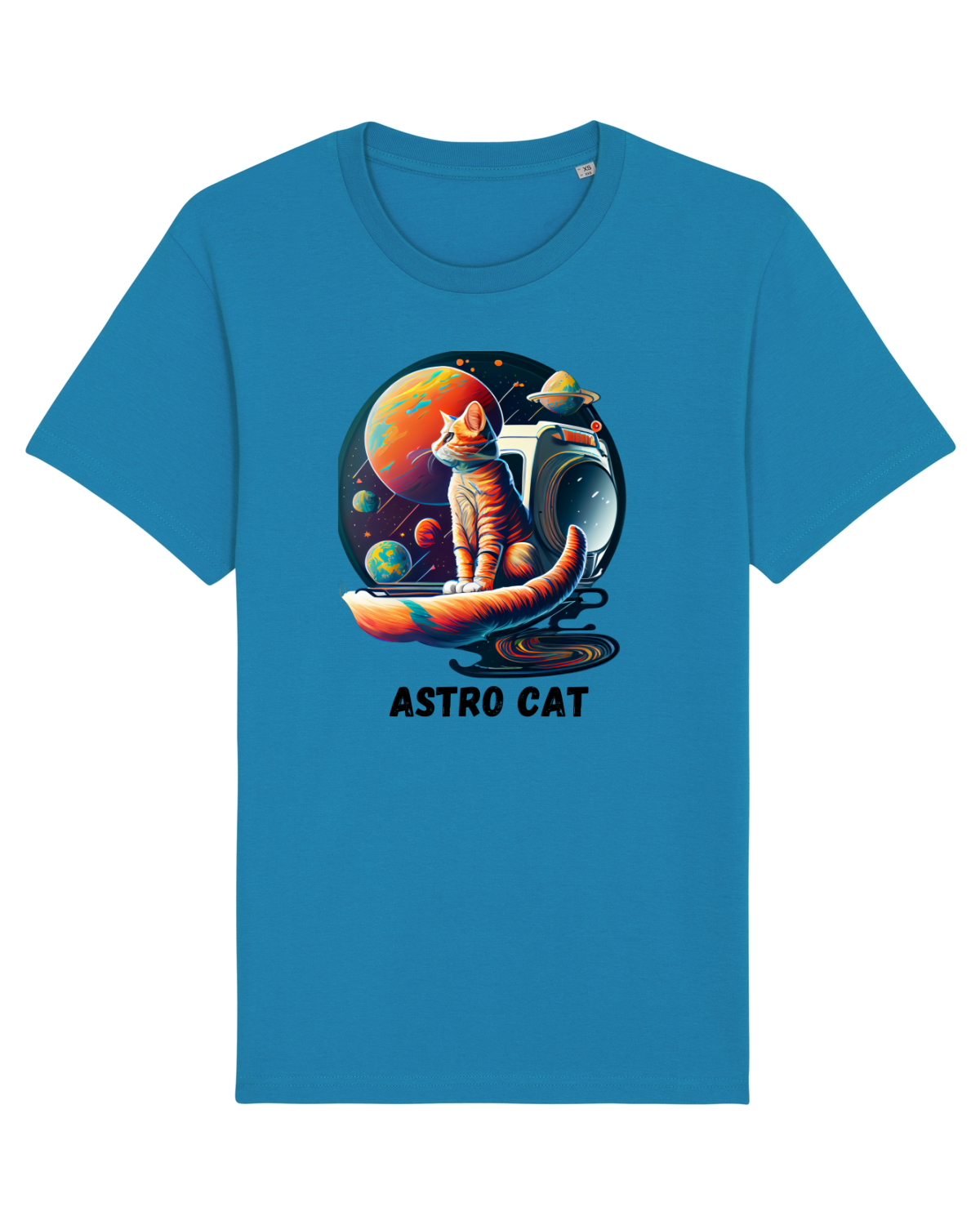 Tricou mânecă scurtă Unisex Rocker Azur