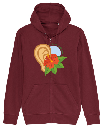 Floare la ureche Burgundy