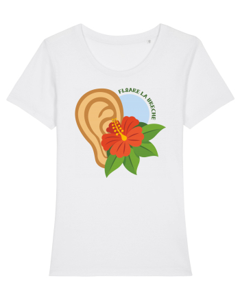 Floare la ureche White