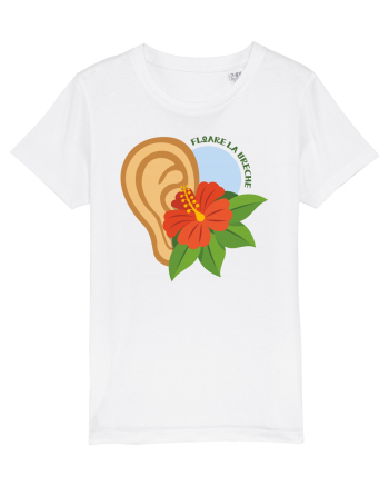 Floare la ureche White