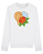 Floare la ureche Bluză mânecă lungă Unisex Rise