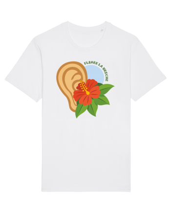 Floare la ureche White