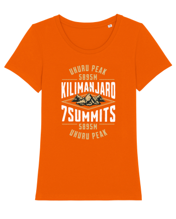 Kilimanjaro - 7 summits - Uhuru Peak Bright Orange