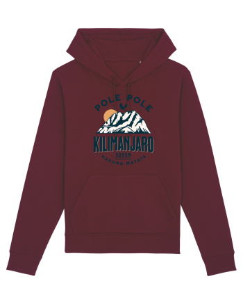 Kilimanjaro - Pole pole - Hakuna matata Burgundy
