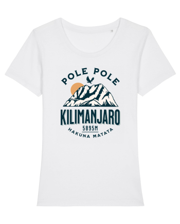Kilimanjaro - Pole pole - Hakuna matata White