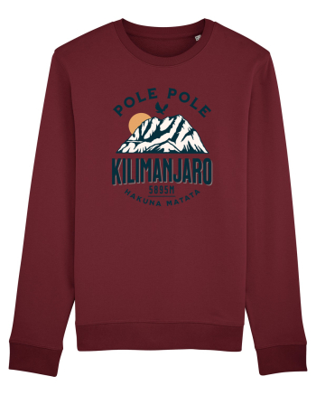 Kilimanjaro - Pole pole - Hakuna matata Burgundy