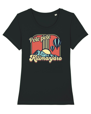 Kilimanjaro - Retro Pole pole Black