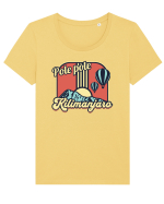 Kilimanjaro - Retro Pole pole Tricou mânecă scurtă guler larg fitted Damă Expresser