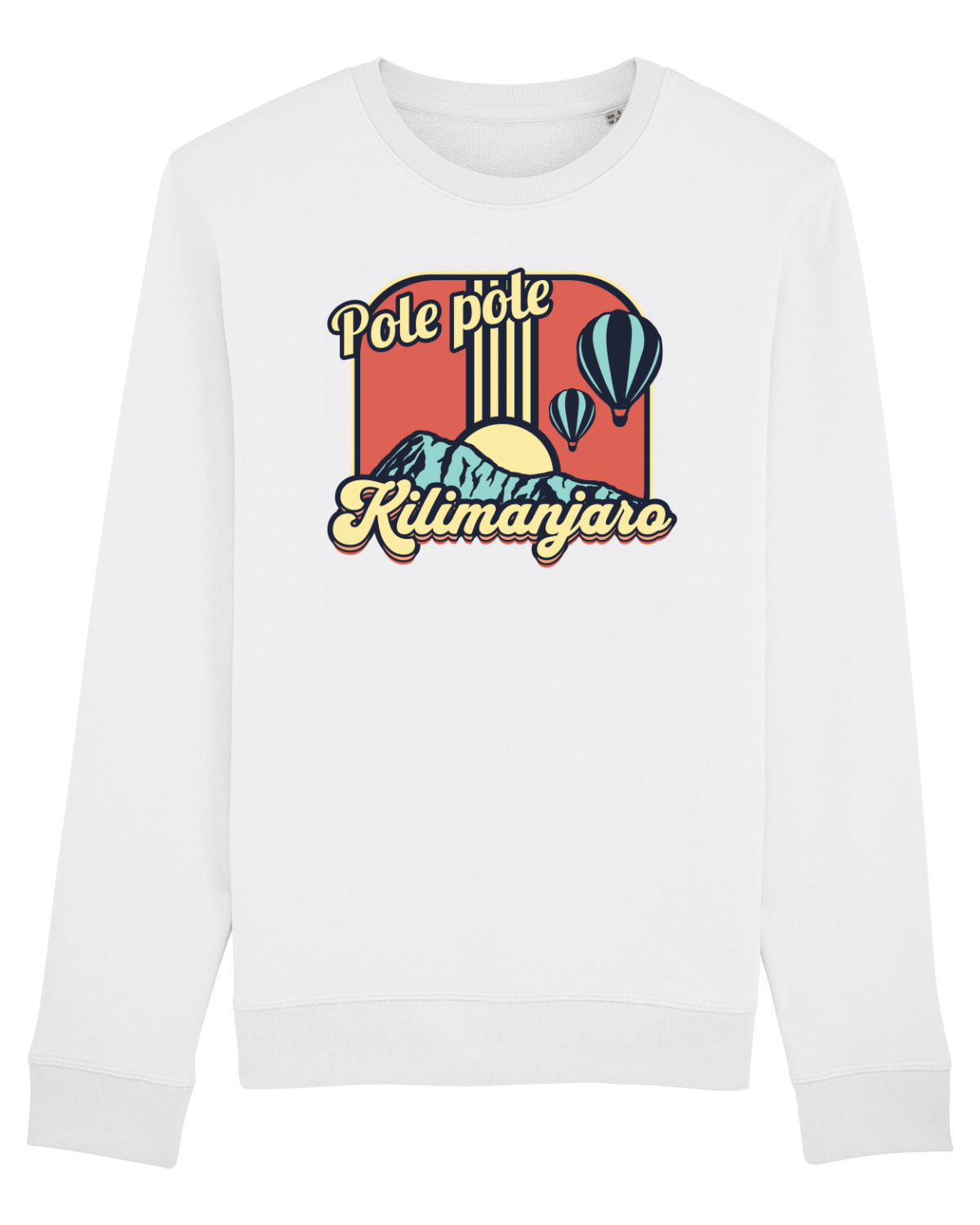 Bluză mânecă lungă Unisex Rise White