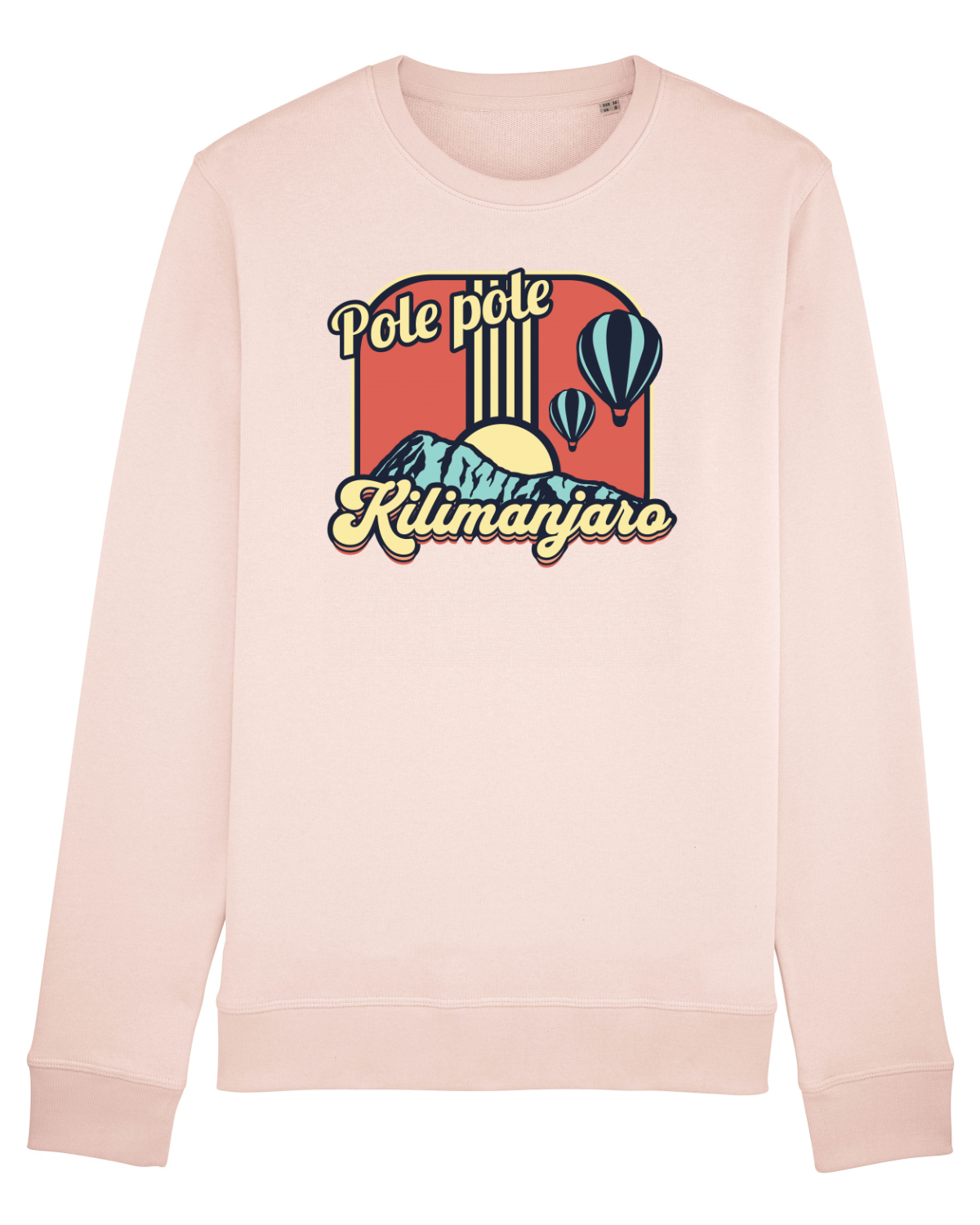 Bluză mânecă lungă Unisex Rise Candy Pink