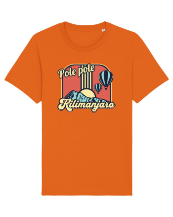 Kilimanjaro - Retro Pole pole Bright Orange