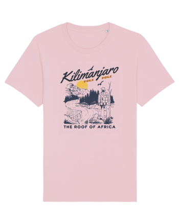 Kilimanjaro - The roof of Africa Cotton Pink