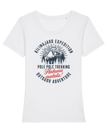 Kilimanjaro expedition - Pole pole trekking White