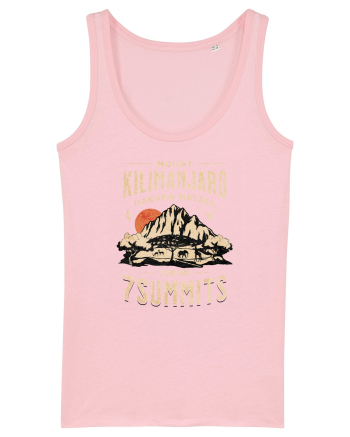 Mount Kilimanjaro - 7 summits - Hakuna Matata Cotton Pink