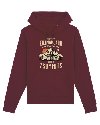 Mount Kilimanjaro - 7 summits - Hakuna Matata Burgundy
