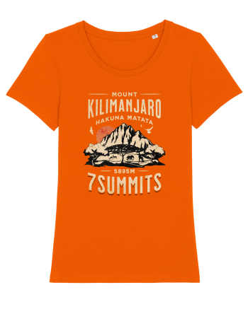 Mount Kilimanjaro - 7 summits - Hakuna Matata Bright Orange