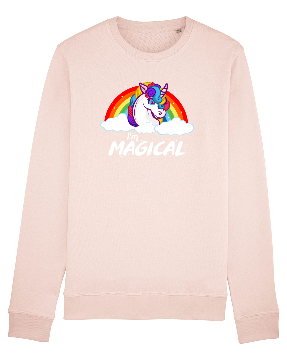 Bluză mânecă lungă Unisex Rise Candy Pink